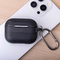 Funda protectora con textura de fibra de carbono - AIRPODS PRO 2