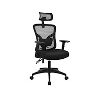 Silla Ergonómica Fone Ultra Presidente Nylon Negro TE Ofideas