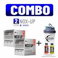 COMBO UNIVERSE NUTRITION - 2 NOX-UP INTENZE CAJA 10 UNID. UVA + SHAKER