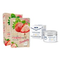 Pack CREMA FACIAL DE DÍA + MASCARILLA FACIAL DE FRESA Wokali