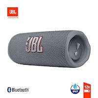 Parlante JBL Bluetooth Flip 6 Resistente Al Polvo/Impermeable Ip67 12Hr-Gris