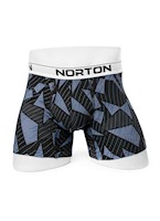 BOXER JERSEY FULL LYCRA NORTON PARA HOMBRE - NEGRO