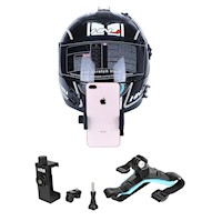 Soporte Para Celular Gopro En Casco De Moto