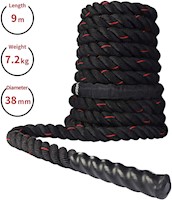 Cuerda de fuerza battle rope PROIRON de 9M