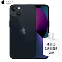 iPhone 13 128GB + Promo Cargador 20W / Negro