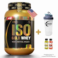 LEVEL PRO ISO GOLD WHEY 2.650 LIBRAS RICH CHOCOLATE + SHAKER