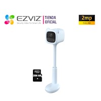 Monitor de Vigilancia para Bebé Wifi Ezviz BM1 Celeste con Batería + SD 256GB