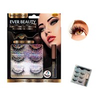 Pestañas Magneticas Reutilizables y Delineador de Ojos Magnetico