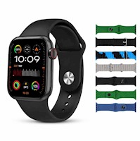 Smartwatch GUS-08 Series 11 AMOLED 7 en 1 con 7 Correas y Modos Deportivos