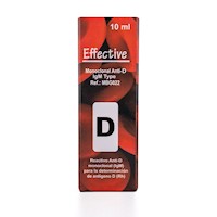 Reactivo Monoclonal Anti D IGM EFFECTIVE de 10 ML