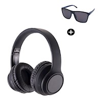 Audifonos Headphones BlackSheep Smoke 2 BT Black + Lentes