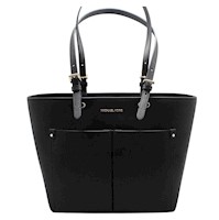 Cartera Tote Michael Kors Jet Set Pocket-Tote - Negro Liso