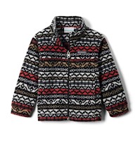 Casaca Polar para Niños Columbia Zing III Fleece Black Madras