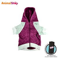 Ropa Para Perros Polera Afelpada Papo Wear Rosa Talla Xs