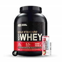 GOLD STANDARD 100% WHEY | 5 LB + AMINO ENERGY 355 ML