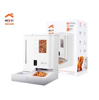 Dispensador Inteligente Alimento y Agua para mascotas Nexxt NHA-P710 Cámara 2K Control Voz