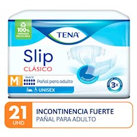 Pañal para adulto Tena Slip Clásico Talla M Paquete 21 und