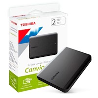 Disco Duro Externo Toshiba Canvio Basics Usb 3.0 Negro 2 Tb
