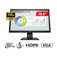 MONITOR HP P204V 19.5" HD 1600 x 900 A 60HZ 5MS HDMI/VGA