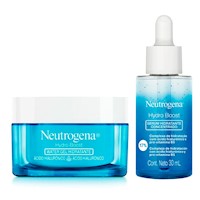 Combo Neutrogena Humectante Hydro Boost Gel Noche + Serum