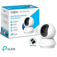 Cámara de Seguridad Wi-Fi Tp-Link Tapo C210 360° 3MP + SD 32GB