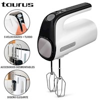 Batidora de Mano Taurus STATION INOX Blanco