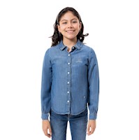 Blusas Moda Denim Niña Daye