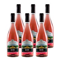 Pack x6 Vino Rosé Ocucaje 750 ML