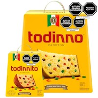 Panetón TODINNO Caja 900gr + Todinnito Caja 85gr