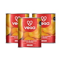 Durazno en Mitades VEGA Lata 820g - x3u
