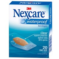 Nexcare™ Banditas Waterproof, Regulares, 20/pack