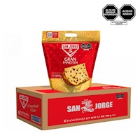 Panetón SAN JORGE Bolsa 900gr Caja 6u