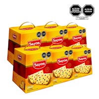 Paneton SAYON Caja 750g Caja 6u