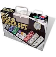Juego de Póquer Spin Master (caja de aluminio, 300 piezas)