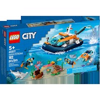 LEGO 60377 Barco de Exploración Submarina