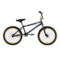 BICICLETA OXFORD SPINE ARO 20 1V NEGRO/AMARILLO