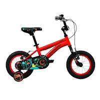 BICICLETA OXFORD SPINE ARO 12 1V ROJO/NEGRO