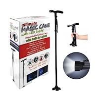 BASTÓN PLEGABLE AJUSTABLE Y ANTIDESLIZANTE CON LUZ LED