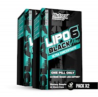 Pack x 02 | Lipo 6 Black Hers | 60 cápsulas