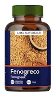 01 Frasco Fenogreco Lima Naturals 100 Capsulas