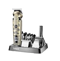 Máquina Cortadora Cabello Inalámbrica VGR V-095 Argentina 6 en 1 IPX6