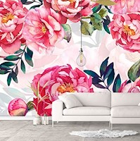 Papel pintado adhesivo para pared tipo mural (100"x144")