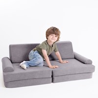 Sofá modular resistente para niños que crea un asiento.