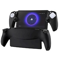 Case Funda Protectora Silicona Color Negro Playstation PS5 Portal