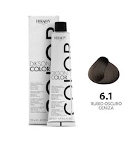 TINTE PARA CABELLO COLOR RUBIO OSCURO CENIZO 6.1 DIKSON PROFESSIONAL