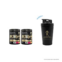 2 Shaaboom Pump 385 gr. + Steel Shaker 500 ml.