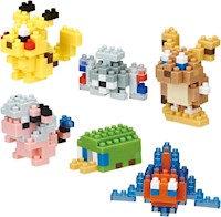 NANOBLOCK - POKÉMON ELECTRIC SET 1 (JUEGO COMPLETO)  NANOBLOCK MININANO