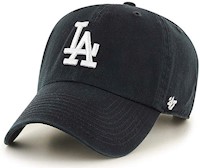 47 L.A. Dodgers MLB Brand Clean Up Adjustable - Black/White