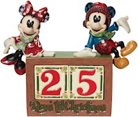 Jim Shore Disney Traditions Mickey & Minnie Countdown