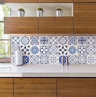24 pegatinas de vinilo para azulejos autoadhesivas